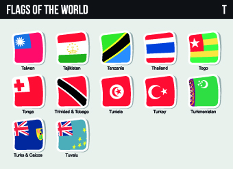 World flags stickers design vector set 11 world stickers sticker flags   
