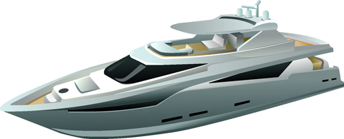 Realistic yacht model design 02 vector yacht realistic model   