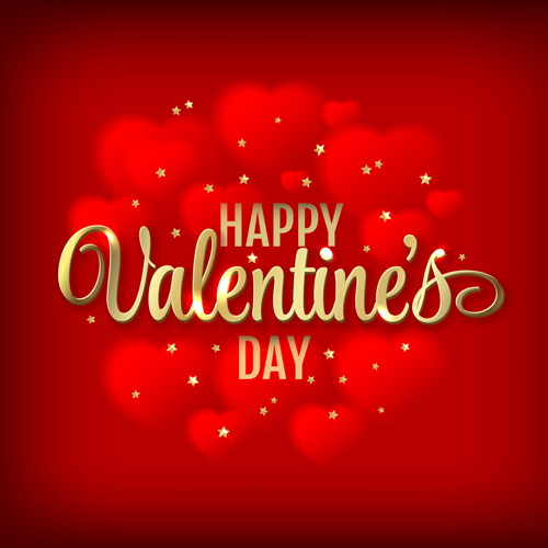 Valentine red background art vector 01 Valentine red background   