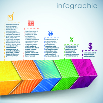 3D Infographic and diagram vector set 02 infographic diagram   