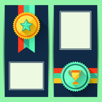 Medals objects design vector 01 objects medals medal   