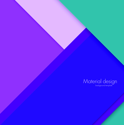 Colored modern material design vector background 04   