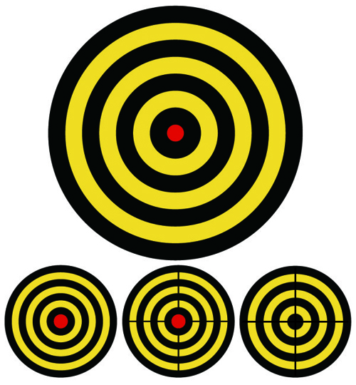 Target design vector graphic target design   