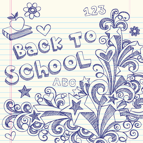 School drawn Creative vector 04 school creative   