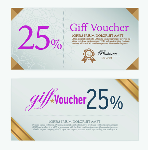 Excellent voucher template vector design 02 voucher template Excellent   