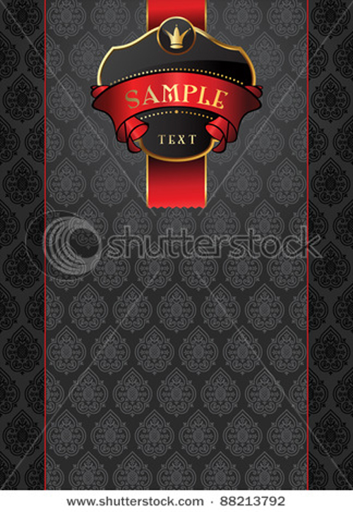 luxurious Vintage black background vector set 02 vintage luxurious black   