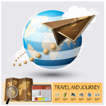 World travel infographics vector set 01 world travel infographics   