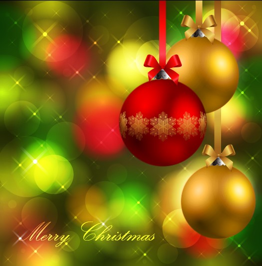 Golden Christmas balls 2014 background vector 07 golden christmas balls background vector background 2014   