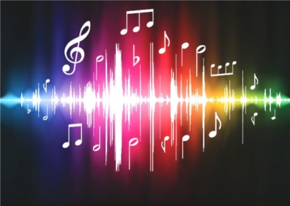 Colorful music design elements background vector music colorful background   