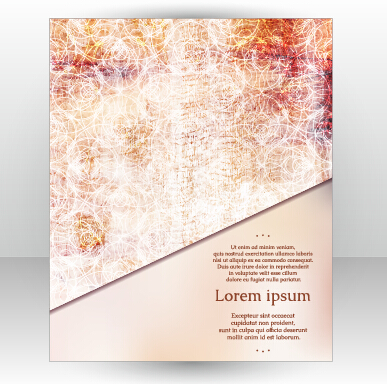 Stylish cover brochure vector abstract design 18 stylish cover brochure abstract   