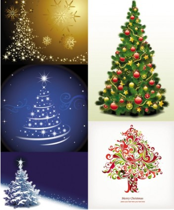 Exquisite christmas tree vectors tree exquisite christmas   