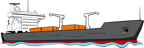 Different Cargo ship design vector graphic 01 ship different cargo   