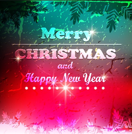 2014 Christmas and New Year grunge vector backgrounds 03 new year new christmas backgrounds background   