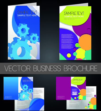 Business cards and brochure covers design vector 05 flyer cover cards card business card business brochure   