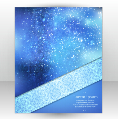 Stylish cover brochure vector abstract design 05 stylish cover brochure abstract   