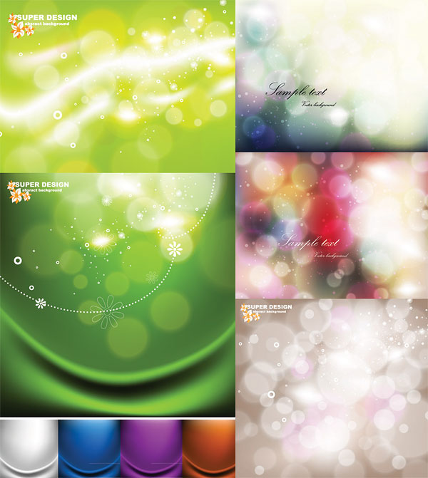 Light background of dream vector Graphic light spot light fantasy dazzling colorful background   