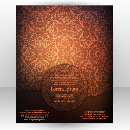 Stylish cover brochure vector abstract design 03 stylish cover brochure abstract   