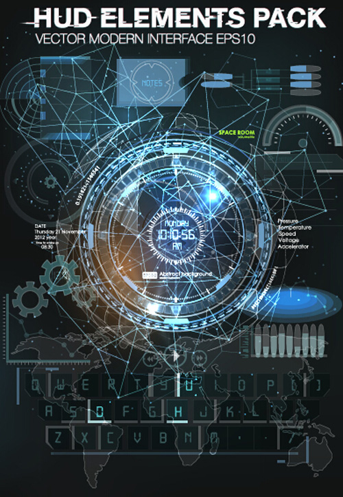 Vector modern Infographics HUD elements vector 03 modern infographics hud elements Vector modern Infographics HUD elements vector 03 modern infographics hud elements