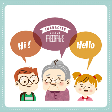 Funny people speech bubbles vector design 09 speech bubbles speech people funny bubbles   