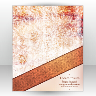 Stylish cover brochure vector abstract design 16 stylish cover brochure abstract   