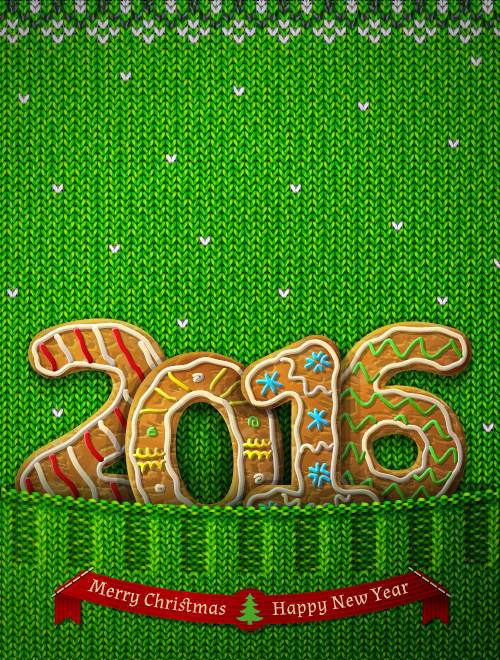 Creative 2016 christmas with new year vector design 10 new year christmas 2016   