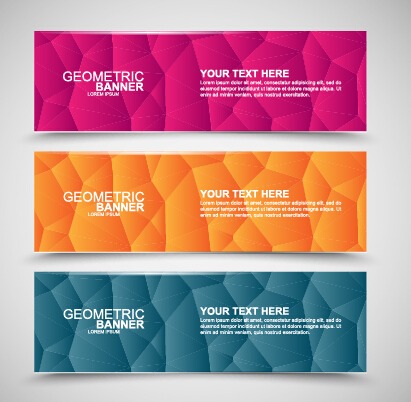 Vector web banners creative design graphics set 09 creative banners banner   