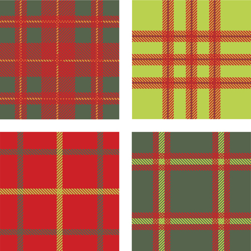 Fabric plaid pattern vector material 11 plaid pattern fabric   