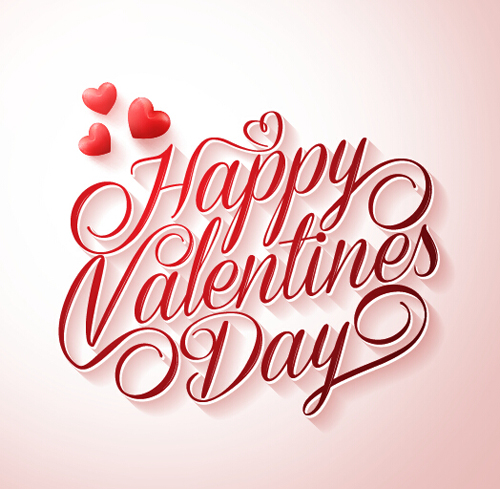 Happy Valentines day text with heart balloons vector 04 valentines text heart happy day balloons   