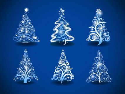 Abstract christmas tree vectors illustration tree christmas   