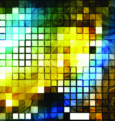Elements of Abstract mosaics background vector 05 mosaics mosaic elements element abstract   