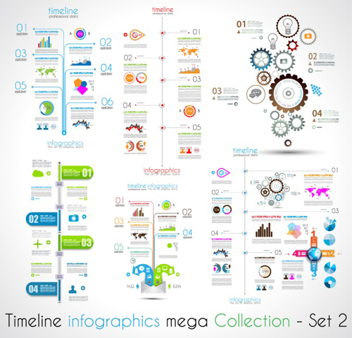 Infographic timeline vector template 03 timeline template infographic   