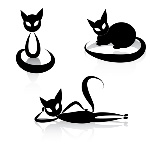 The offbeat cats vector design 01 The offbeat cats   