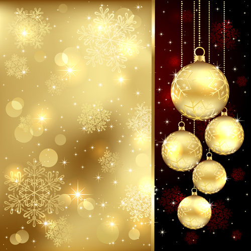 Christmas ball baubles with ornate background vector 03 ornate christmas baubles ball background   