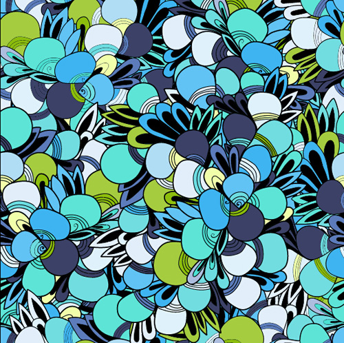 Colored doodle pattern seamless vector 01 seamless pattern doodle colored   