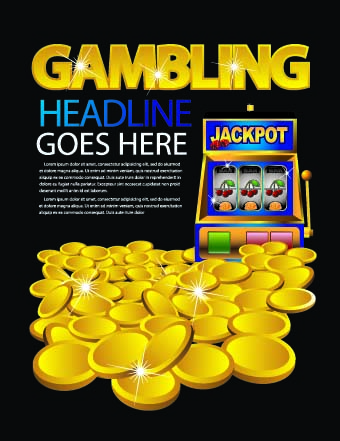 Gambling jackpot design background vector 05 jackpot gambling background vector background   