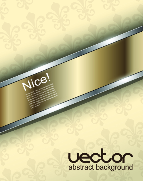 luxurious Metallic Chrome Background vector set 01 metallic luxurious chrome   