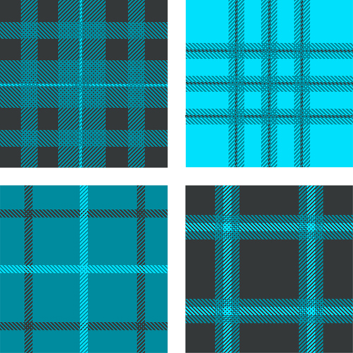 Fabric plaid pattern vector material 13 plaid pattern fabric   