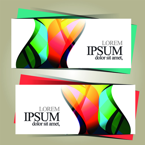 Bright abstract color vector banners 04 color banners banner abstract Bright abstract color vector banners 04 color banners banner abstract