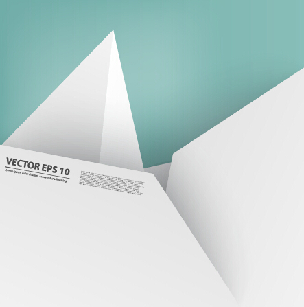 White origami background modern vector 04 white origami modern background   