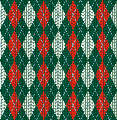 Realistic knitting textured pattern vector 03 textured realistic pattern knitting   