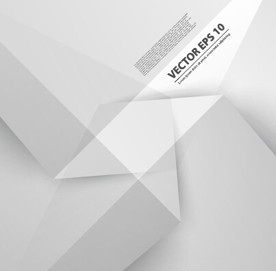 White origami background modern vector 02 white origami modern background   