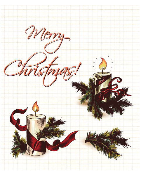Elements of Vintage Christmas design vector graphics 03 vintage elements element christmas   