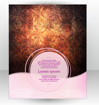 Stylish cover brochure vector abstract design 09 stylish cover brochure abstract   