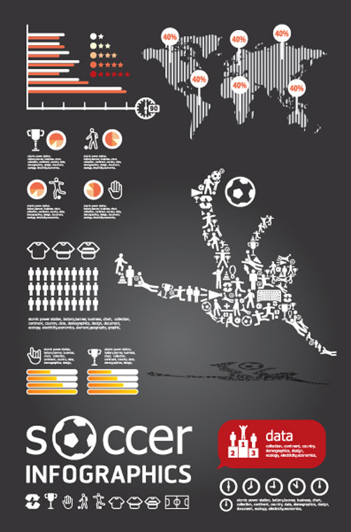 Set of Year Infographic and diagram vector material 03 year material infographic diagram   