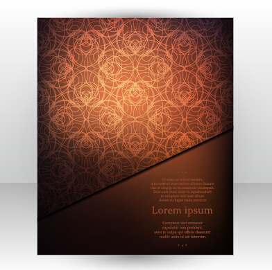 Stylish cover brochure vector abstract design 04 stylish cover brochure abstract   