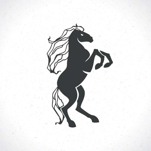 Vector set of horse logos design 07 logos horse   