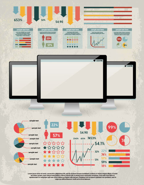business infographics elements vector 02 infographics elements element business   