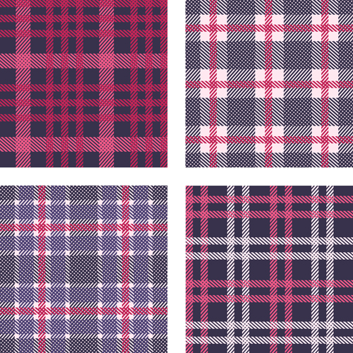 Fabric plaid pattern vector material 01 plaid pattern fabric   