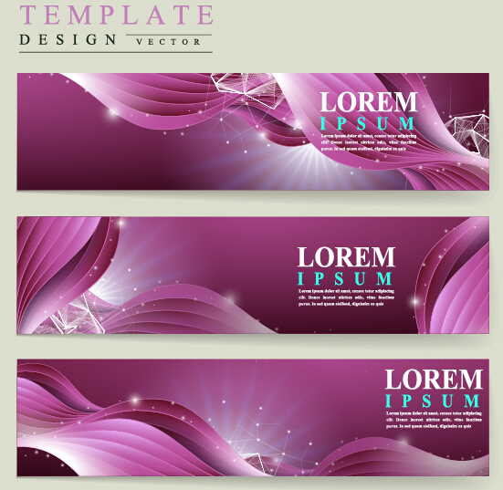 Banner corporate template purple vector 02 template purple corporate   