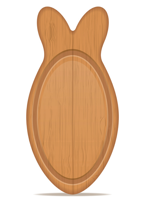 Wooden cutting board vector design set 11 wooden design cutting board   